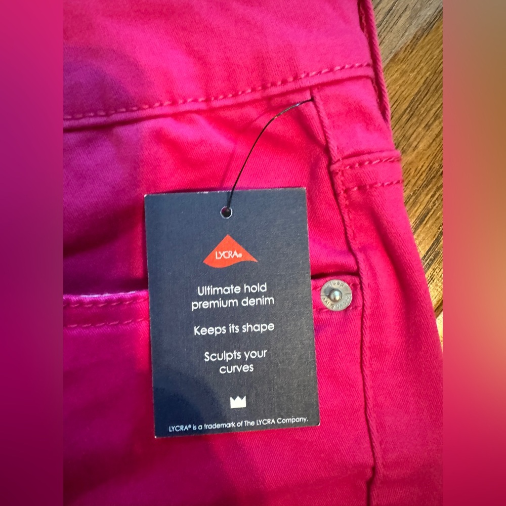 Bright Pink Skinny Jeans - Picture 3 of 6